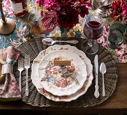 Piper Floral Bird Salad Plates - Set of 4