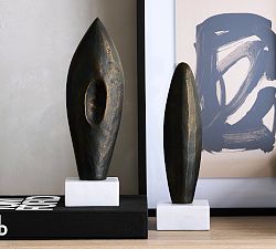 Bronze Sculpted Objects - Set of 2