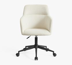 Asher Upholstered Swivel Desk Chair