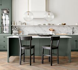 Cooper Ribbed Glass Globe Pendant (16")