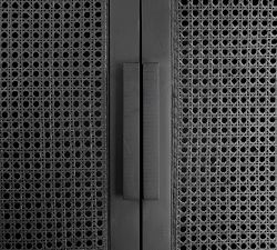 Danza Cane Tall Storage Cabinet (35.5"w)