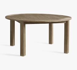 Indio Eucalyptus Round Outdoor Dining Table (60")