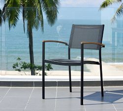 Corina Eucalyptus Rectangular Extendable Outdoor Dining Table Set