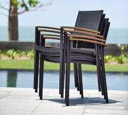 Corina Eucalyptus Rectangular Extendable Outdoor Dining Table Set