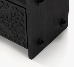 Java Reclaimed Wood Bookcase with Doors