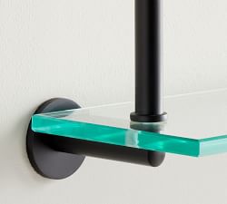 Pottery Barn Linden Glass Shelf - Thumbnail 3