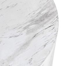 Myles Concrete Round Outdoor Coffee Table (32")