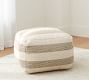 Armond Striped Pouf