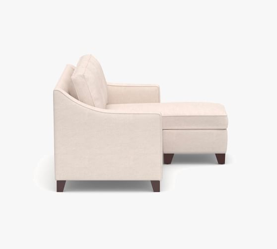 Cameron Slope Arm Reversible Chaise Sleeper Sectional