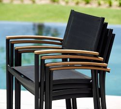 Corina Eucalyptus Rectangular Extendable Outdoor Dining Table Set