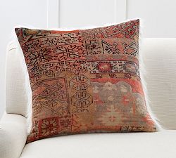 Kalida Mongolian Faux Fur Back Pillow Cover