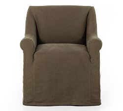 Noor Slipcovered Dining Armchair