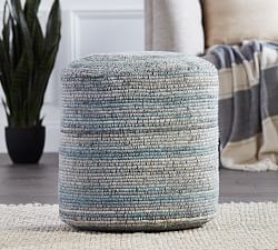 Reyer Handwoven Pouf