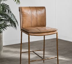 Eugina Leather Stool