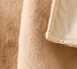 Faux Fur Mink Throw