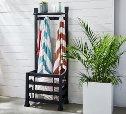 Malibu Metal Outdoor Pool Storage All-In-One Organizer