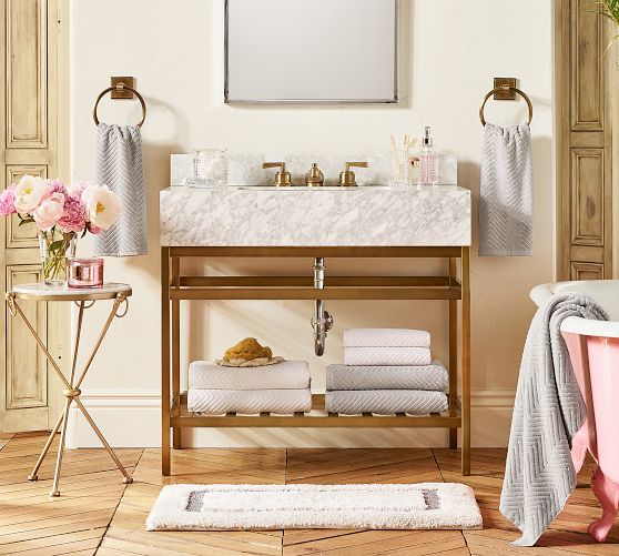 Pottery Barn Morgan Bath Mat - Thumbnail 3