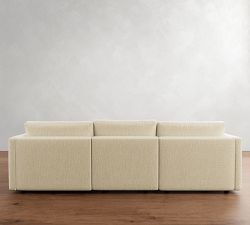Carmel Slim Arm Modular Chaise Sectional (107"&ndash;139")