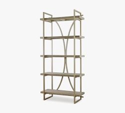 Colette Metal Etagere Bookcase (42")