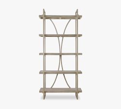 Colette Metal Etagere Bookcase (42")