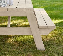 Indio Eucalyptus Outdoor Picnic Table (73&quot;)