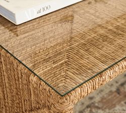 Malibu Glass Top Desk (50")