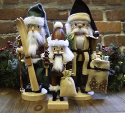 Traditional Santa Claus Nutcracker With Toy Bag