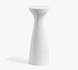 Sansome Round Marble Accent Table (8")