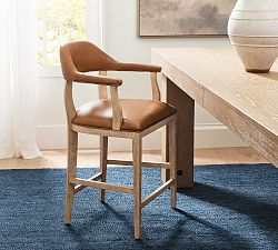 Windom Leather Stool