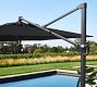 10' Rectangular Cantilever Outdoor Patio Umbrella - Rustproof&#160;Aluminium Frame with Base