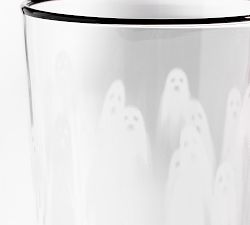 Etched Ghost Drinking Glasses