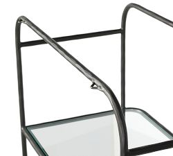 Justina Metal Bookcase (38")