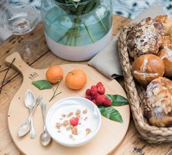 Modern Wood Round Cheese Board