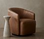 Preston Leather Swivel Chair