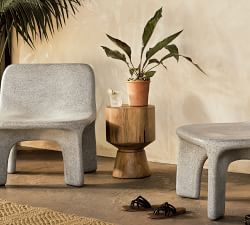 Sunset 13" Round Outdoor Outdoor End Table