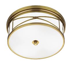 Brigham Frosted Glass Flush Mount (15&quot;)