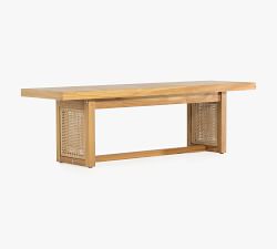 Dolores Teak Outdoor Dining Bench