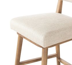 Pardy Upholstered Swivel Stool