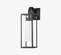 Percie Outdoor Metal Sconce