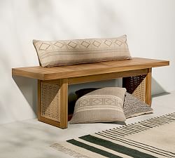 Dolores Teak Outdoor Dining Bench