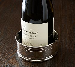 Heritage Silver Wine Coaster