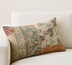 Margaret Pieced Patchwork Lumbar Pillow