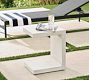 Pomona Concrete Rectangular Outdoor C-Table (17")