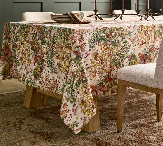 Fantastical Forest Cotton/Linen Tablecloth - Thumbnail 3