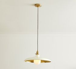 Farmhouse Metal Cord Pendant (18")