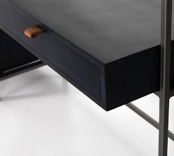 Graham Wall Desk With Drawer & Bookcase - Thumbnail 2