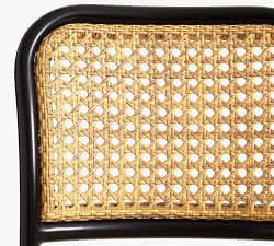 Leucadia Metal &amp; Cane Stackable Bistro Chair