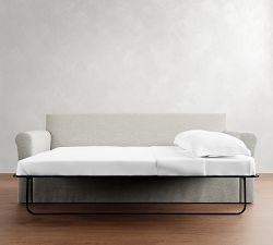 Cameron Modern Roll Arm Slipcovered Side Sleeper Sofa (92")