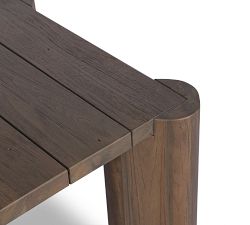 Goldfinch Reclaimed Wood Square Outdoor End Table (25")