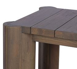 Goldfinch Reclaimed Wood Square Outdoor End Table (25")